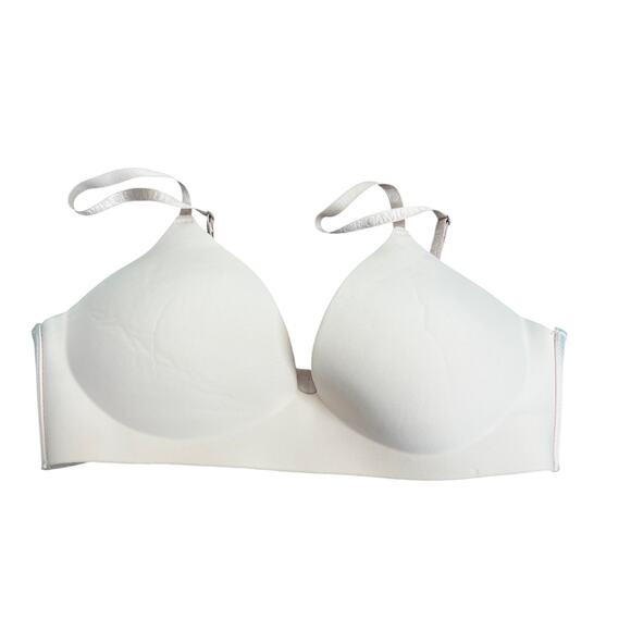 Vince Camuto‎ Bra WireFree Light Padding No Seam Light Pink Nylon Span 34 C - Picture 1 of 3